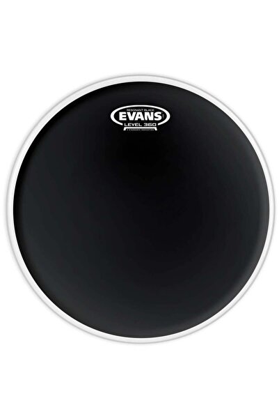 EVANS TT18RBG Resonant Black 18 İnç Tom Alt Derisi (Profesyonel) | Siyah Bitiş, Tek Katmanlı Yapı,