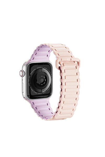 Dux Ducis Curea magnetică din silicon DuxDucis pentru Apple Watch roz