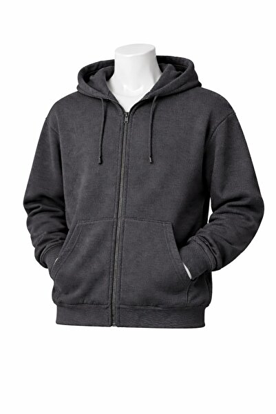 SULVERY УНІСЕКС ЗРУЧНИЙ КРОЙ ШИРОКИЙ КРОЙ ЗІ ЗИМОВИМ ЗАСТІБКОМ-БЛИСКАВКОЮ З К...