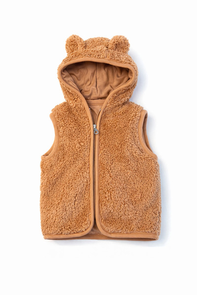 Mother Love YELEK KAPİŞONLU HARDAL WELSOFT