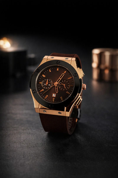 G Sport POLO Silicone Strap Calendar Wristwatch