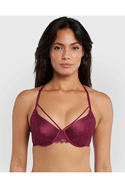 Isla & Evie حمالة صدر شفافة بتغطية كاملة وبطانة خفيفة