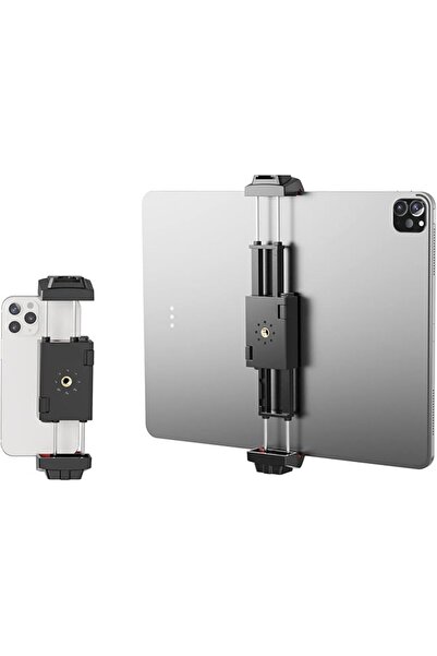 The Bros Phone Tablet Tripod Stand, 2 in 1 Adjustable Tablet Smartphone Stand...