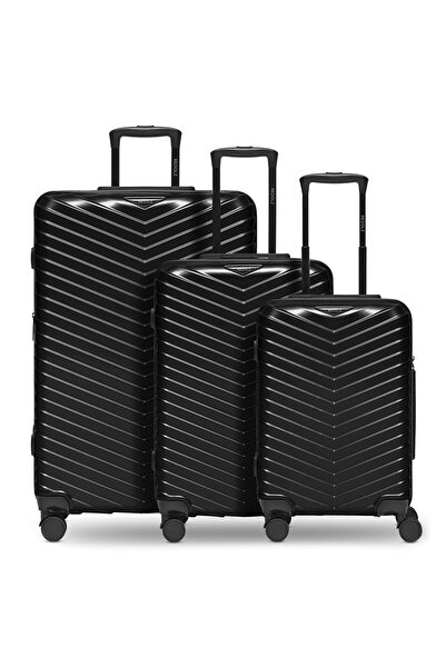 REDOLZ Essentials 18 4 Rollen Kofferset 3-teilig mit Dehnfalte