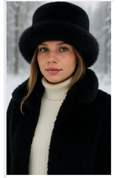 ANBLYs COLLECTION Furry Plush Kalpak Hat