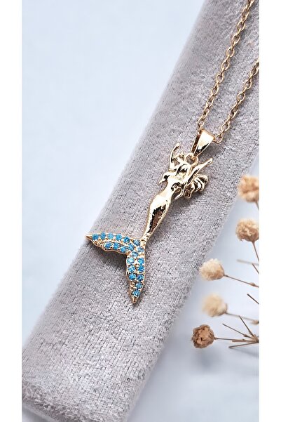 Serenity Mermaid Figure Steel Necklace02