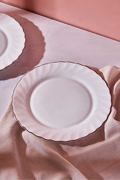 Perotti Waves Opal Gilded Cake Plate 19 cm