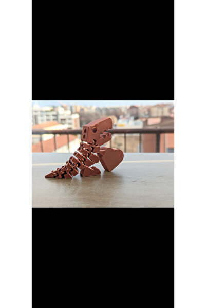 3D ديناصور قلب مفصلي ثنائي الأبعاد