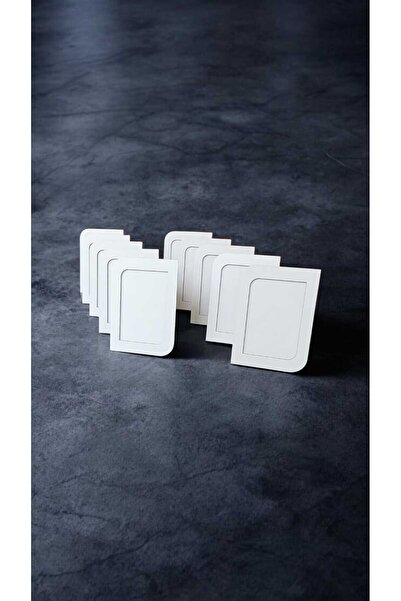 Arselez Çerçeve 10 Adet Ahşap 10x15 Boyutlu Beyaz Yatay Dikey Çerçeve