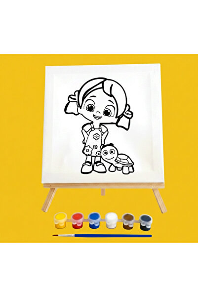 Öğretmenden Niloya Tuval Boyama Seti