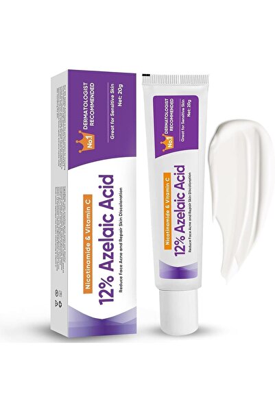 HIQUAY Azelaic Acid Serum, 12% Azelaic Acid Enhancer Cream, Hyaluronic Acid S...