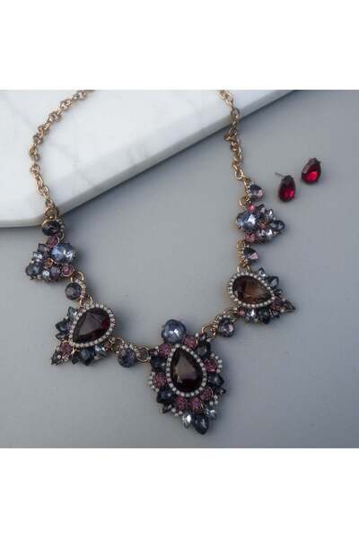 MOONGLOW ACCESSORIES Colier Purple Love