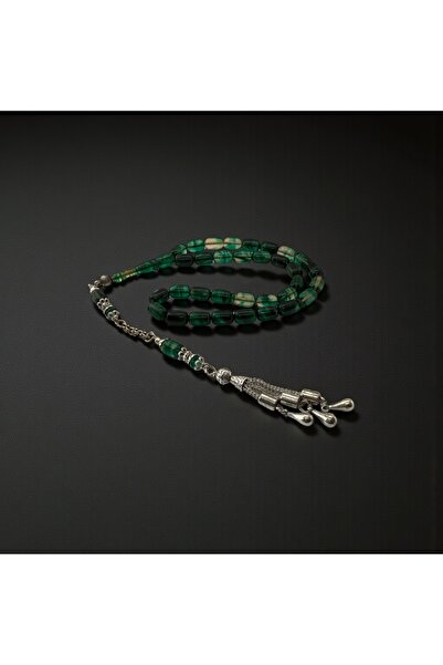 EnazStore Green Squeeze Amber Prayer Beads