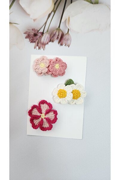 Baby El örgüsü az saçlı bebek toka seti antialerjik/Bebek hediyelik