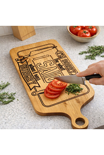 MESSER HOME STYLE Said Natural Wood Solid Cutting Board