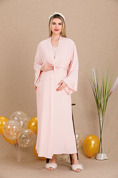 ESPEBA Pregnant Women's 2-Piece Long Nightgown Set – Comfortable Fit, Stylish...