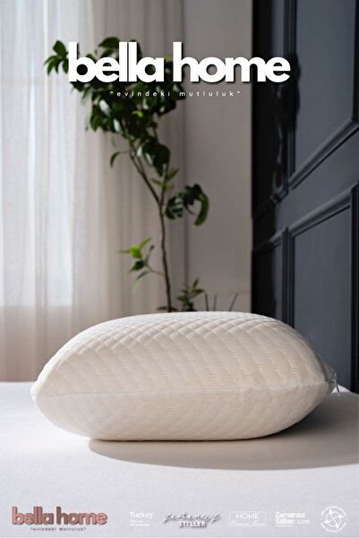 Bella Home Tombul Visco Orthopedic Pillow - 60X40 - White with Original Bag