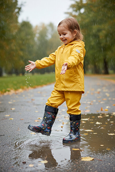 Emek Emekplastic Children's Boots Snow Boots Rain and Snow Proof Fur Boots