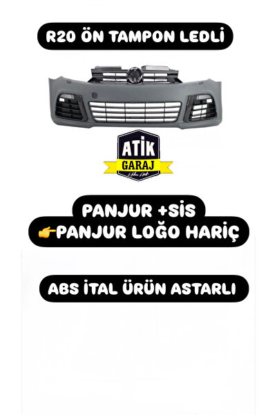 bosh GOLF 6 R20 ÖN TAMPON+PANJUR 2009-2012 ABS PLASTİK RLİNE