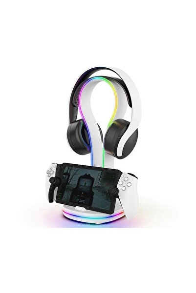 ipega PS5 Portal Uyumlu Şarj İstasyonlu Kulaklık Tutuculu RGB Stand - PG-P5P23