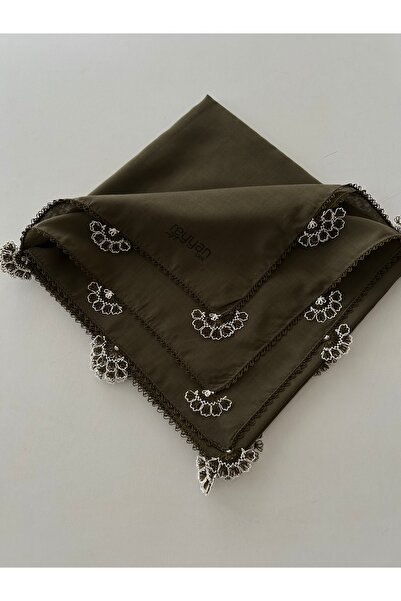 REYYAN El işi İğne Oyalı Yazma/iğne Oyası/iğne işi yemeni/el işi tülbent/baş ...