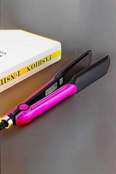 Epilons Ceramic coated heat adjustable anti-frizz hair straightener azrlya-kr...