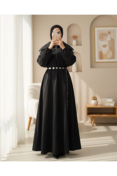 YILMAZBARMAZ rochie de damă cu guler șal