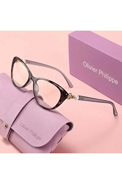 Olivier Philippe Lady Green Blue Light Protection Glasses