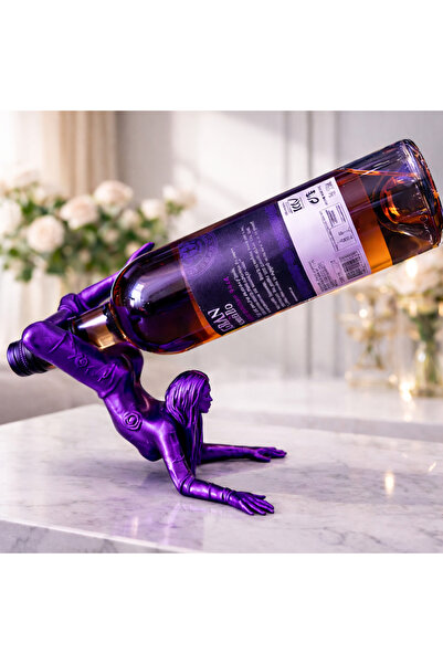 Mayah Concept Dekoratif Kadın Figürlü Şaraplık – 3D Baskı Şarap Şişe Tutucu