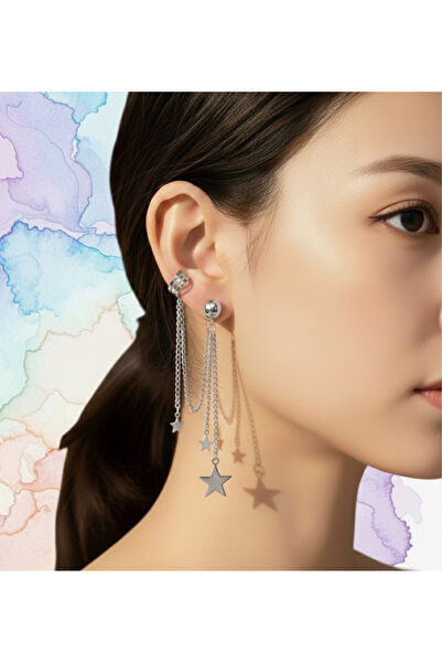 canlisepet Cartilage Dangle Chain Earrings