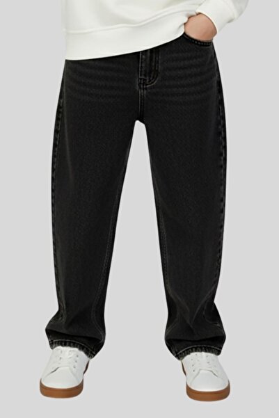 ww waka waka kids store Men's Baggy Jean Wide Leg Relaxed Fit Denim Pants