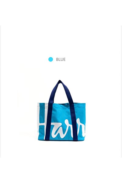 Generic Harrods Large Bag - Canvas - Blue