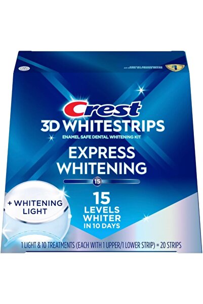 CREST 3D Whitestrips with Light, Teeth Whitening Strip Kit, 20 Strips (10 Cou...