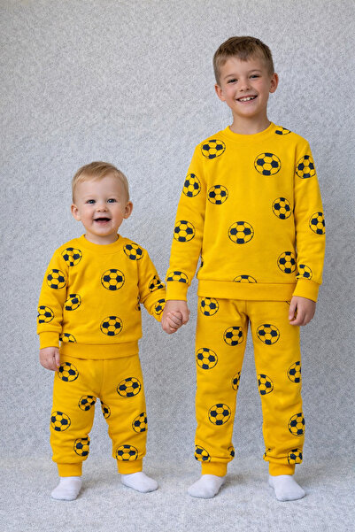 Bilge Trend Boy Baby Children's Fan Pajama Set (It Is a Pajama Set of 1 Piece)