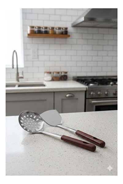 Roomlyne Rumlins Stirring Spoon Set (Scoop and Spoons) Stainless Steel with H...