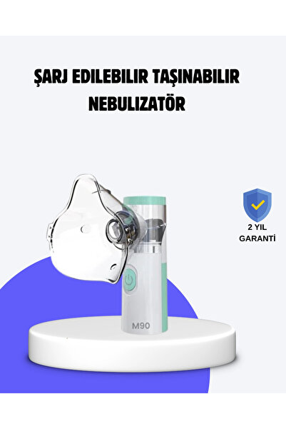 Epilons Cep Tipi Şarjlı Nebulizatör Ultrasonik Buhar Makinesi Azrlya-KR-RS34