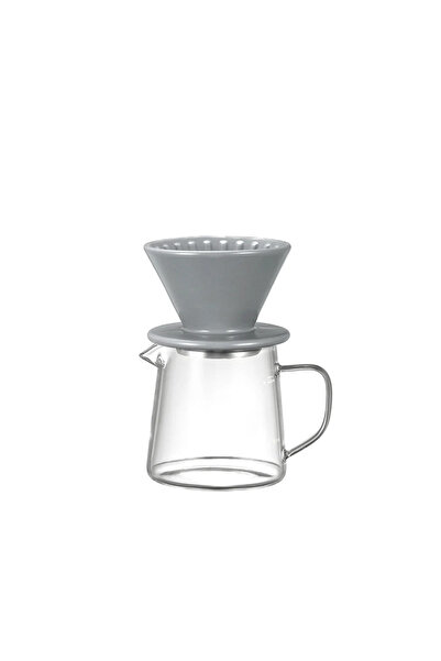 chemex co Brito Coffee Drip Set Model 200 Size 02 - Grey: