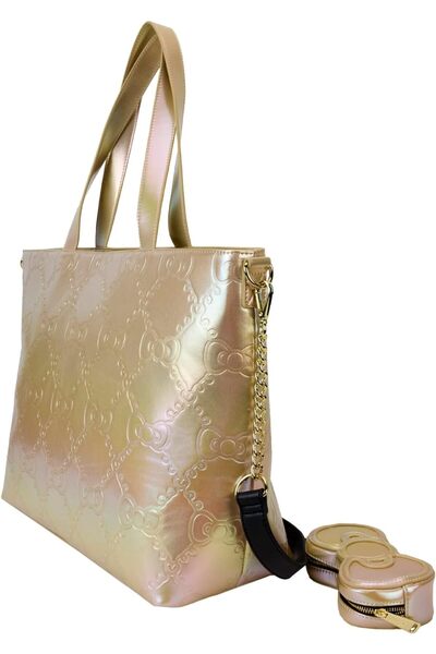 Loungefly Sanrio 50Th Anniversary. Anniversary Gold Handbag