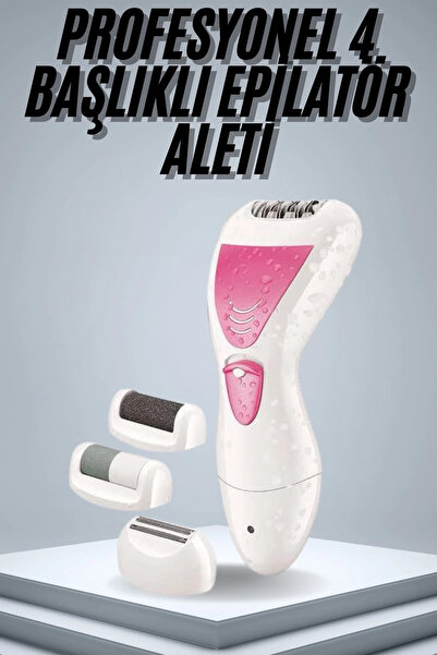 Epilons جهاز إزالة الشعر متعدد الرؤوس مع مبرد للقدمين طراز Azrlya-KR-RS34