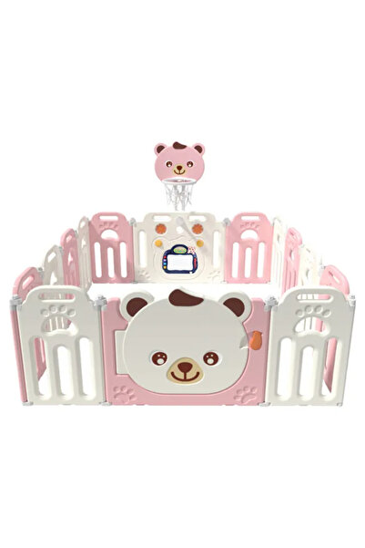 LITTLE ANGEL Baby Playpen Toddler Play Yard With Hoop 14 pcs