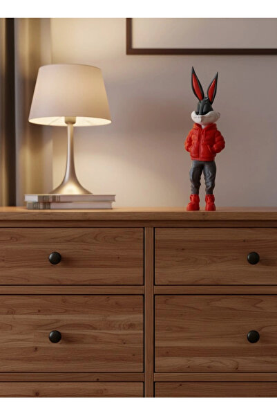 Epilons تمثال باغز باني للديكور بتصميم 10×34 سم