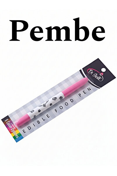 telaşe memuru Pembe Gıda Kalemi - Yenilebilir Gıda Boyası Kalemi