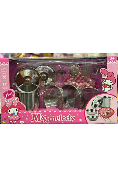 MY MELODY metal tencere ve mutfak gereçleri 10 parça
