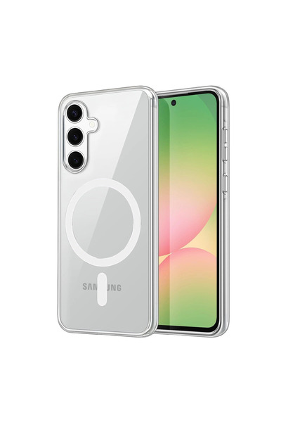 Twin Store غطاء ماج سيف شفاف صلب لهاتف جالاكسي A17 5G - شفاف