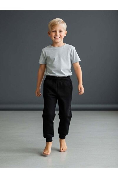 Zekids Boy's Thick Tracksuit Bottoms Fleece-Lined