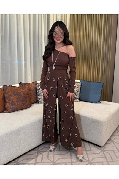 Mira ~ Eid jumpsuit with LOL embroidery and Barbie fabric