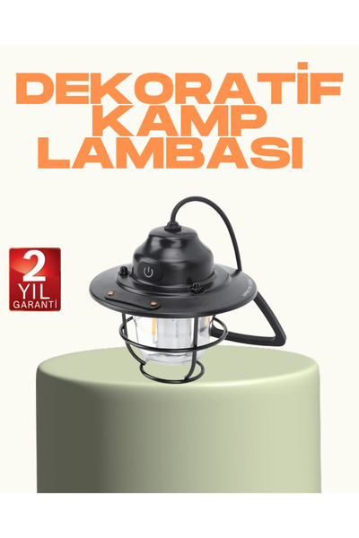 Epilons Hafif Ve Taşınabilir Retro Tasarım Kamp Lambası