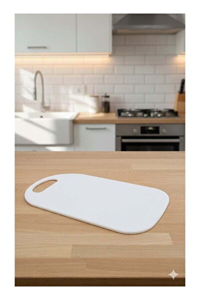 Roomlyne لوح تقطيع روملين للخضراوات والفواكه - مقاوم للخدش والكسر، أبيض
