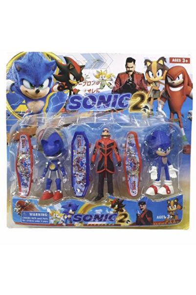 FERHAT OYUNCAK FERHAT 22036 SONİC 3 LÜ SET KAYKAYLI