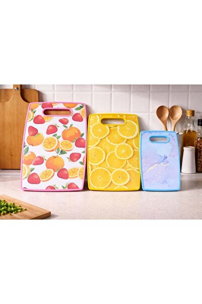 Roomlyne Ultra-durable 3-piece vegetable and fruit cutting set